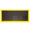 Safe-Flex Antifatigue Mat, 44 inch L x 98 inch W, Black Tiles / Yellow Border AG1BZ3 - alternate 1